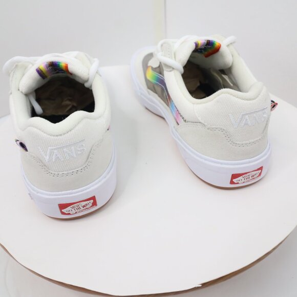 vans wayvee 2 GETHER As Ourselves white suede skate shoes size us 8.5 - Picture 3 of 8